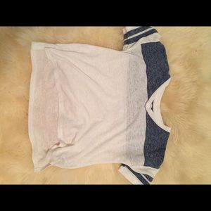 athletic striped tee